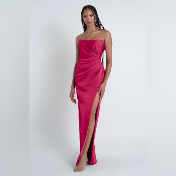 NEW - JENNY YOO- WAVERLY OFF THE SHOULDER DRESS - SIZE 10 - Picture 4 of 6